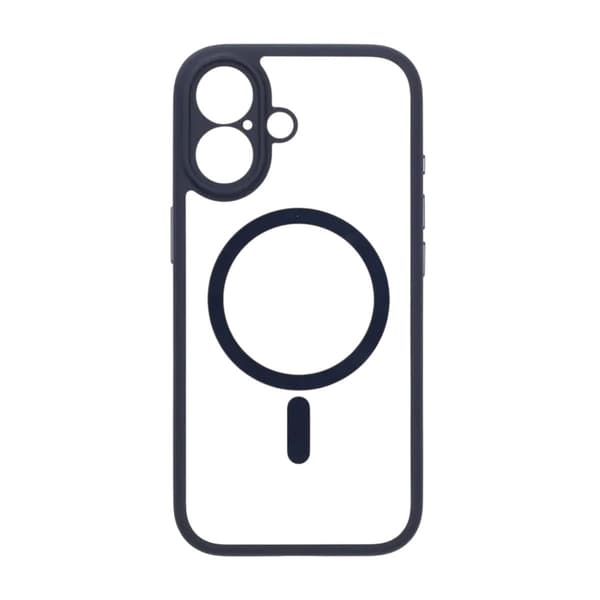 Cover til iPhone 17 med MagSafe og kamerabeskyttelse i blå