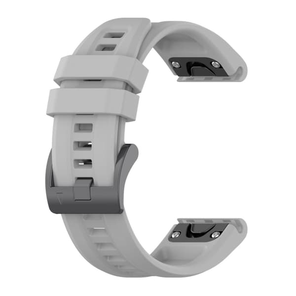 Garmin Fenix 5S Plus silikoninen kellon ranneke - harmaa