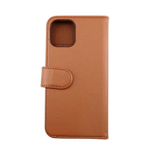iPhone 13 Mini Plånboksfodral Extra Kortfack Rvelon - Guldbrun