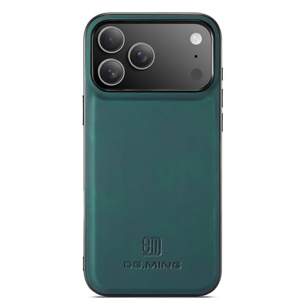 DG.MING iPhone 18 Pro Max/17 Pro Max PU-lædercover - Grøn
