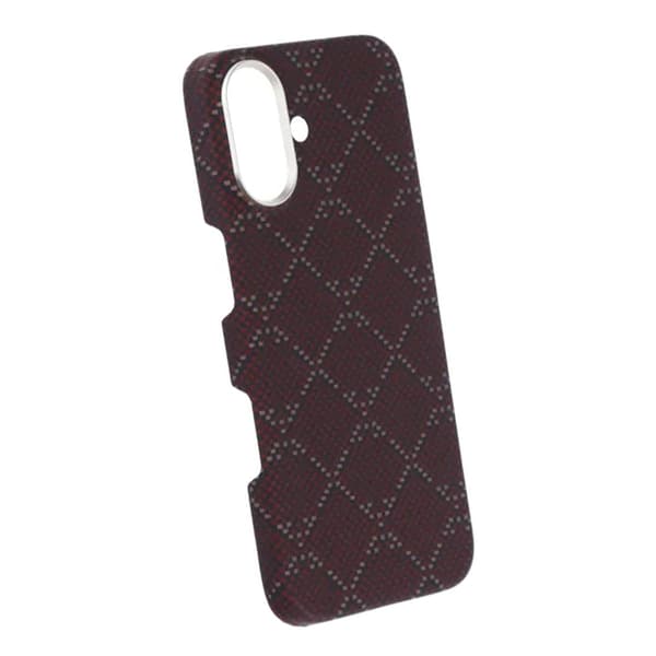 Kevlar Vævet Magnetisk Etui - iPhone 17 Rød Tern