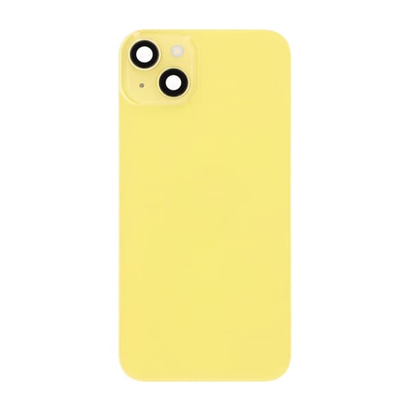 iPhone 14 Plus Bagside Glas Komplet OEM - Gul