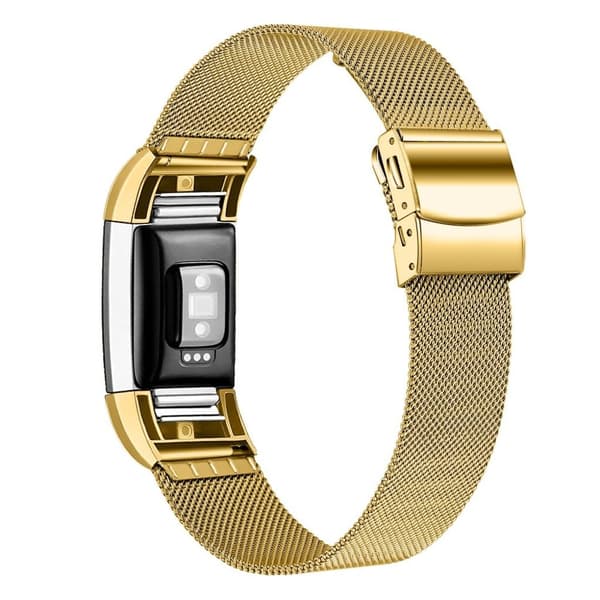 Fitbit Charge 2 Klockarmband Milanesisk Rostfritt Stål – Guld