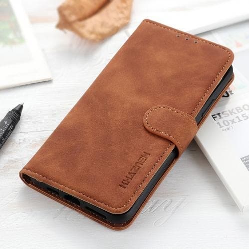 KHAZNEH Retro Pung Etui til iPhone 12 Pro Max - Brun