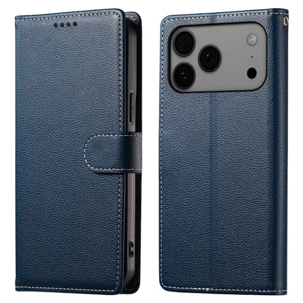 iPhone 18 Pro Max/17 Pro Max Plånboksfodral - Mörkblå