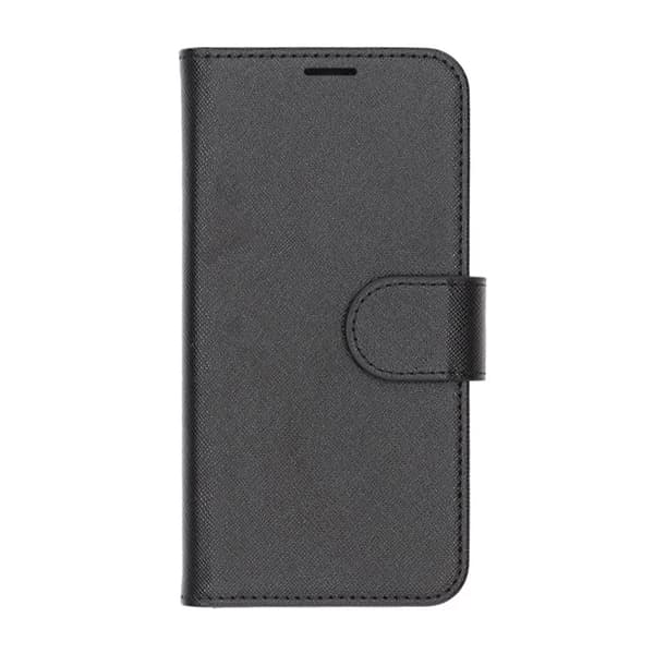 Flip Stand Læderpung Etui Til Samsung S25 Sort