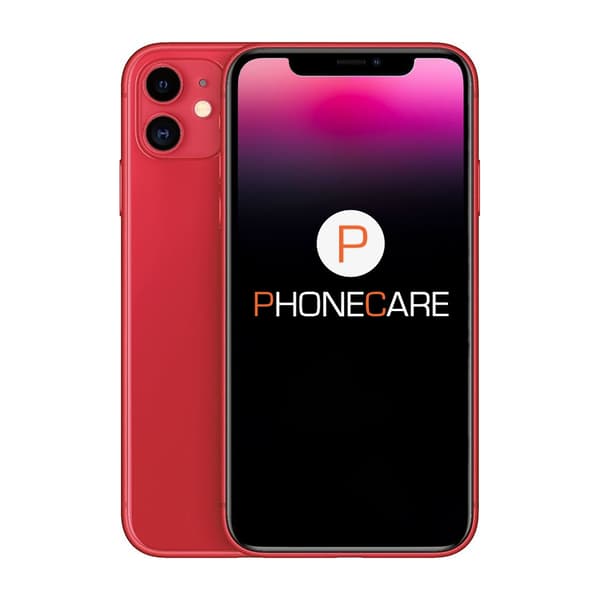 Brugt iPhone 11 64GB Rød - God stand