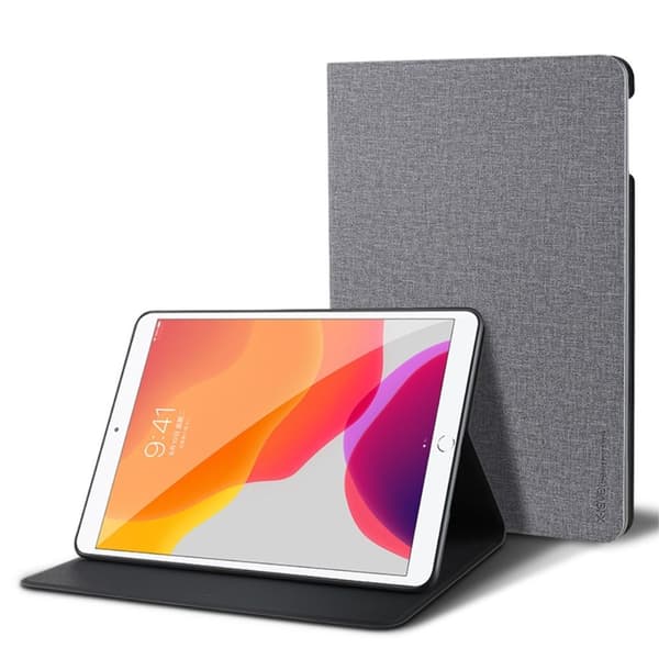 X-LEVEL iPad 9.7\" 5/6 suojakotelo jalustalla - Harmaa