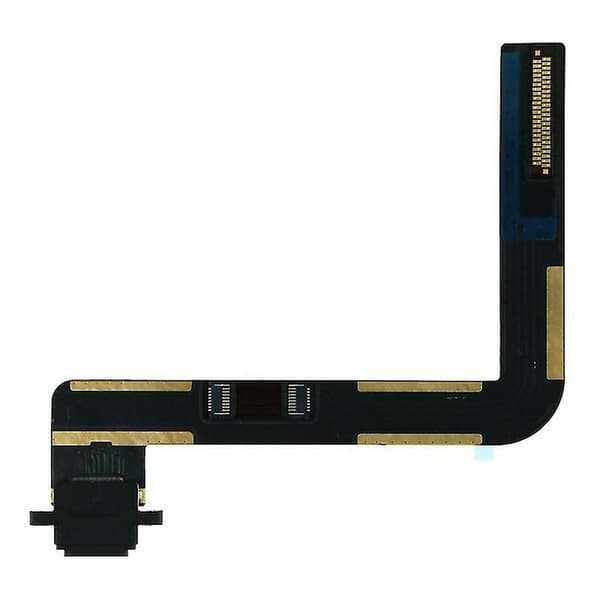 iPad 10.2\" 2019/2020/2021 Opladerport Flex Kabel - Sort