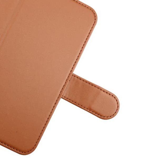iPhone 13 Mini Plånboksfodral Magnet Rvelon - Guldbrun