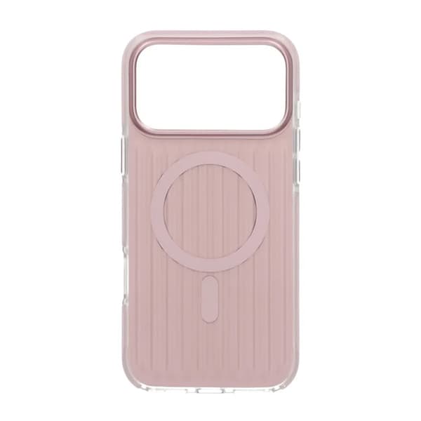 Mobilskal Korrugerad Magsafe för iPhone 17 Pro Max - Rosa