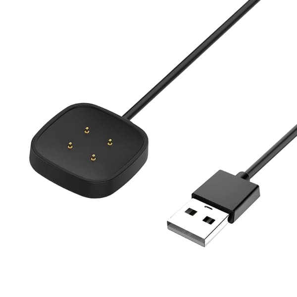 Opladerkabel USB til Fitbit Versa 4 og 3 og Sense - 4-bens Universal