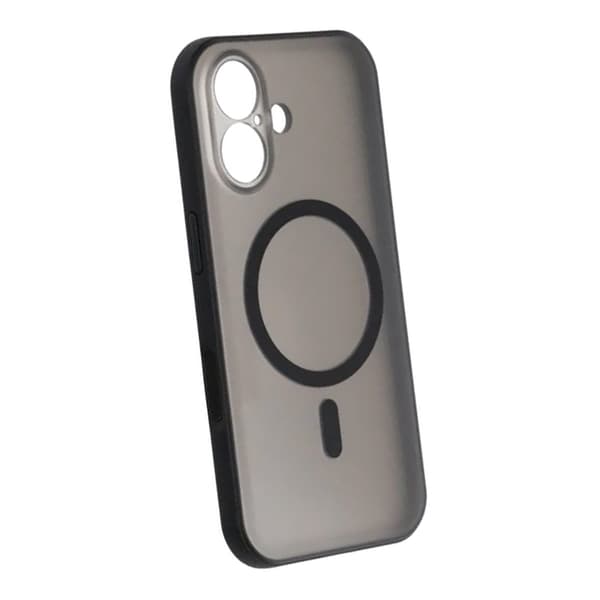 Slankt MagSafe-cover med kamerabeskyttelse til iPhone 16 - Sort