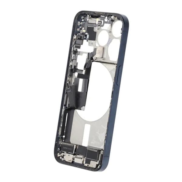 Mellemramme med smådele til iPhone 15 Pro - Blå Titanium OEM