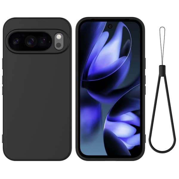 Google Pixel 10 Pro XL Cover med rem - Sort