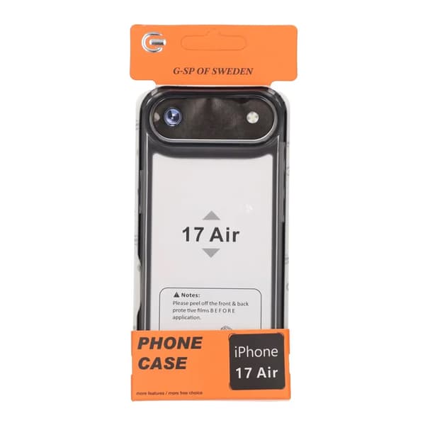 Mobilcover Stødsikkert til iPhone Air - Sort