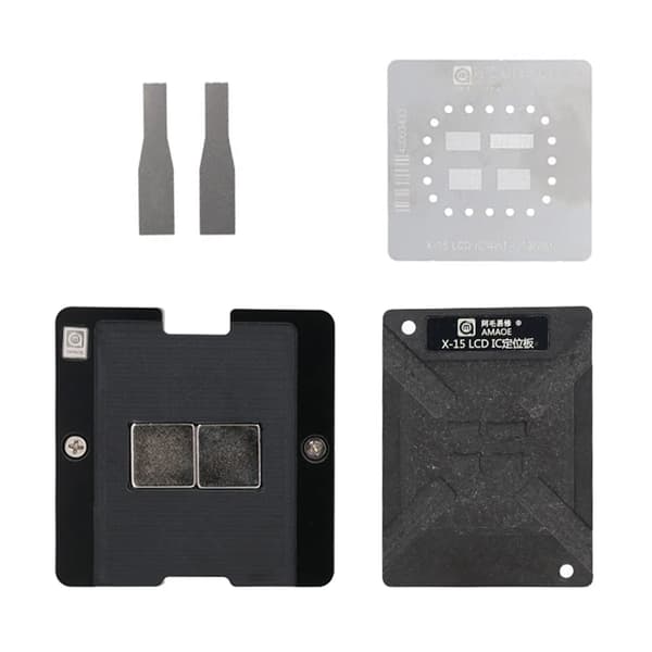 AMAOE LCD-skærm IC Reballing Platform/Stencil til iPhone X-15 Pro Max