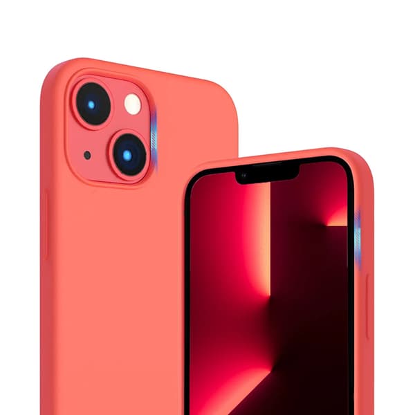 iPhone 14 Plus Silikonskal Rvelon MagSafe - Rosa
