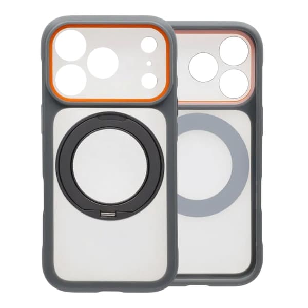 Cover med roterbart MagSafe-stativ til iPhone 17 Pro - Grå