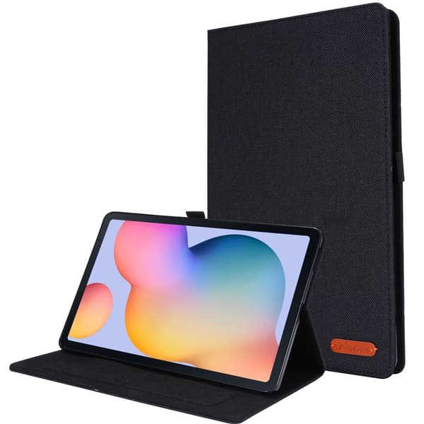 Kangaskuvioinen suojus Galaxy Tab S6 Lite 10.4\" - Musta