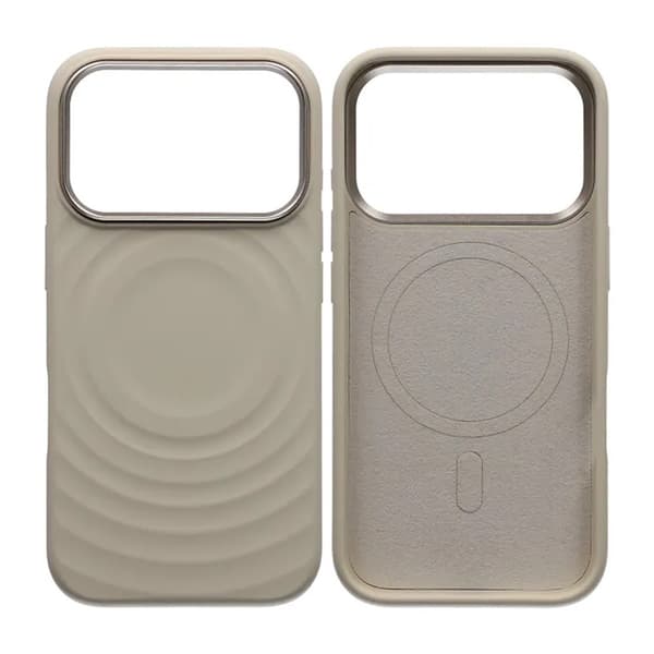 Mobilcover Silikone med Magsafe til iPhone 17 Pro - Beige