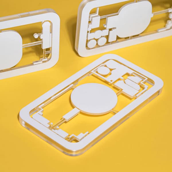 Form til adskillelse af laser maskine bagside til iPhone 12 Pro Max