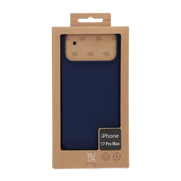 Rvelon Mobilskal Silikon MagSafe för iPhone 17 Pro Max - Mörkblå