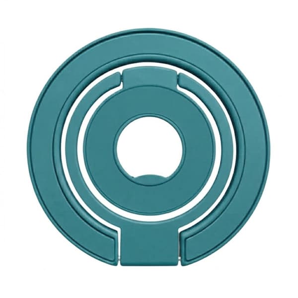 Foldable Double Magnetic Phone Ring Holder Dark green