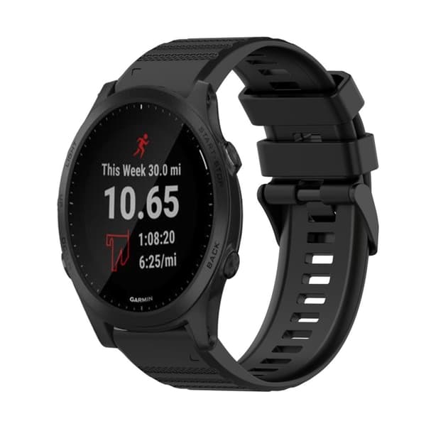 Garmin Forerunner 945 Silikone Urrem - Sort