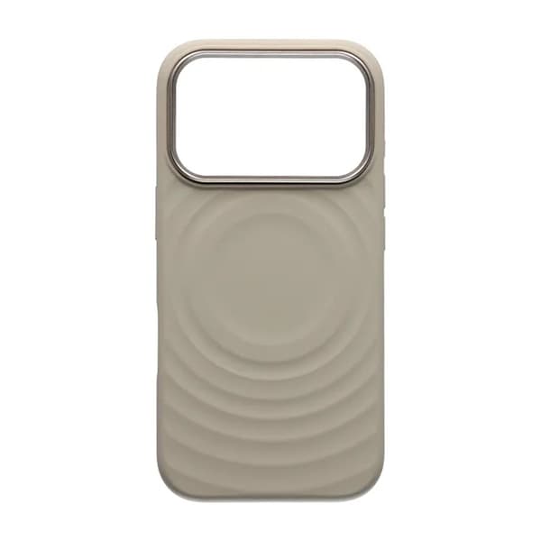 Mobilskal Silikon med Magsafe för iPhone 17 Pro - Beige