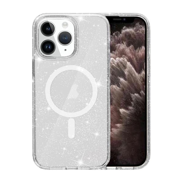 iPhone 11 Pro -hybridikuori MagSafella - Läpinäkyvä