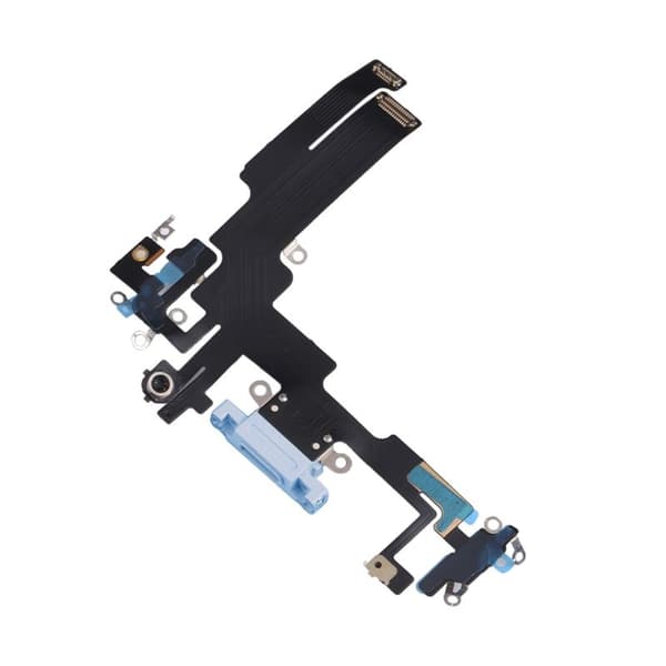 iPhone 14 Laddkontakt med Flexkabel Original - Blå