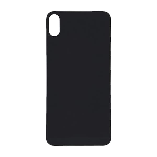 iPhone XS Max Bagglas med tape - Sort