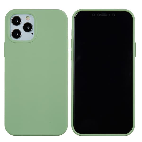 Flydende silikonecover til iPhone 13 Pro - Grøn