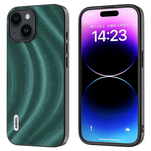 ABEEL iPhone 15 Plus -kotelo - Vihreä