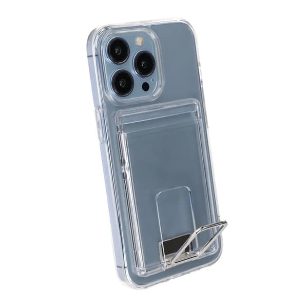 Rvelon etui kortholder og til iPhone 13 Pro - Klar