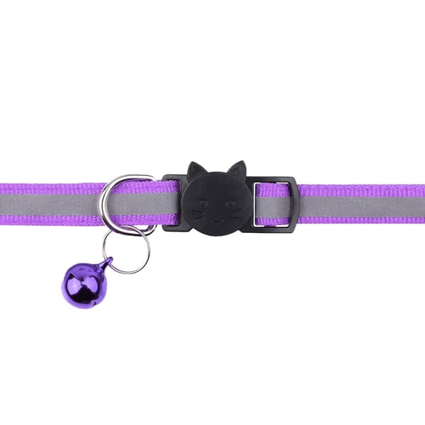 Pet Luminous Protective Cover Collar Purple