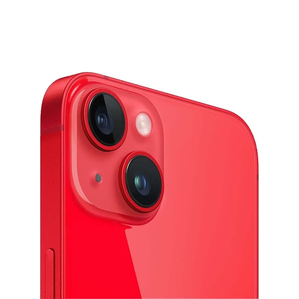 iPhone 14 Kameralins med Ram - Röd