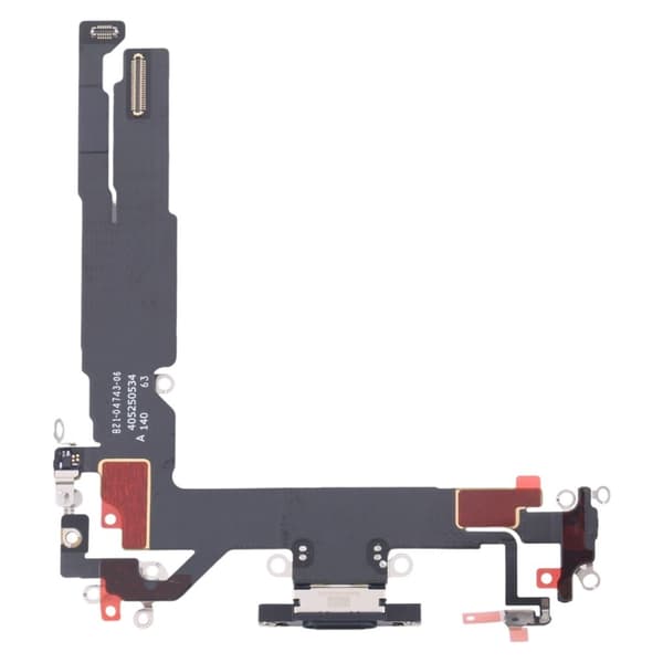 iPhone 16 Opladningsport flexkabel - Sort