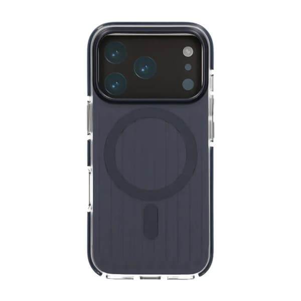 Mobilskal Korrugerad Magsafe för iPhone 17 Pro - Mörkblå