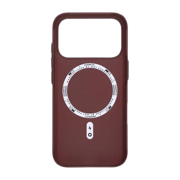 Corrugated Rock Sand Magnetic Case - iPhone 17 Pro Red