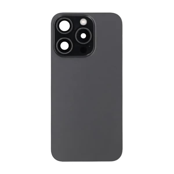 iPhone 15 Pro Baksida Glas Komplett OEM - Svart