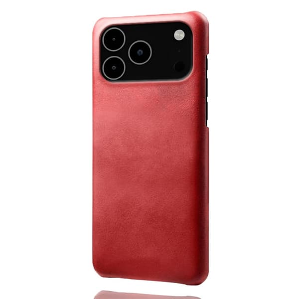 Fodral i PU-läder iPhone 18 Pro Max, iPhone 17 Pro Max - Röd