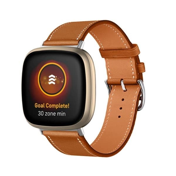 Säädettävä Fitbit Versa 4 jne. ranneke - Ruskea