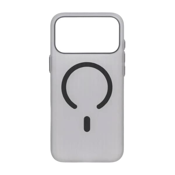 Mobilskal Korrugerad för iPhone 17 Pro Max - Frostat Grå