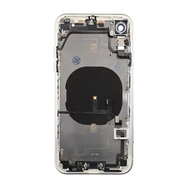iPhone XR Back Cover Complete OEM White With Small Parts