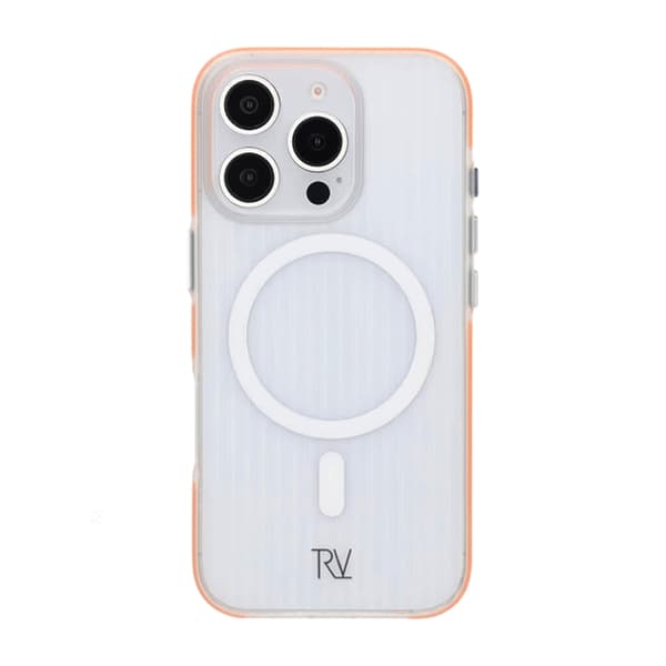iPhone 16 Pro Max Mobilskal Korrugerad Magsafe Rvelon - Orange