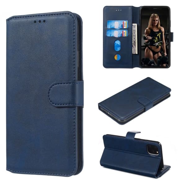 Foldbart iPhone 11 Pro wallet cover - Blå