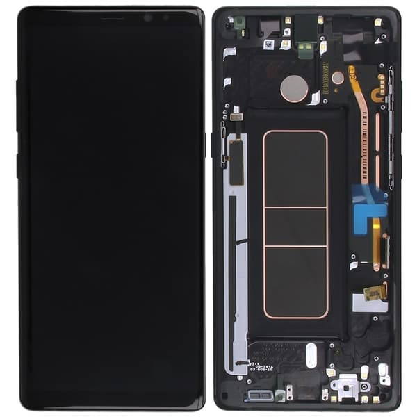 Galaxy Note 8 Skærm Sort