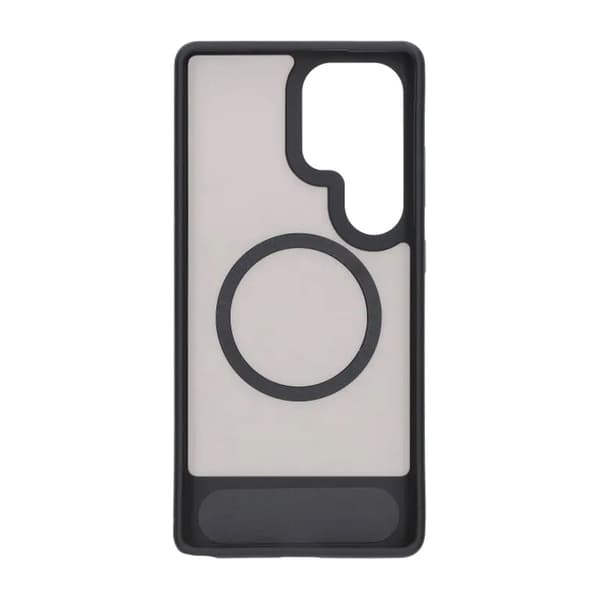 MagSafe-cover med stativ til Samsung Galaxy S25 Ultra - Sort